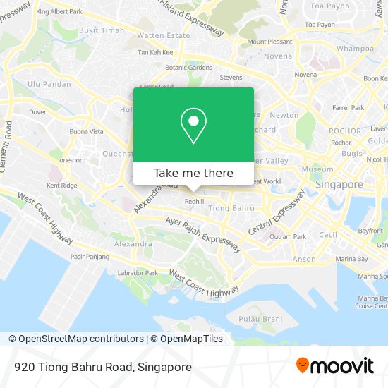 920 Tiong Bahru Road map