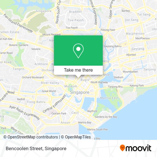 Bencoolen Street map