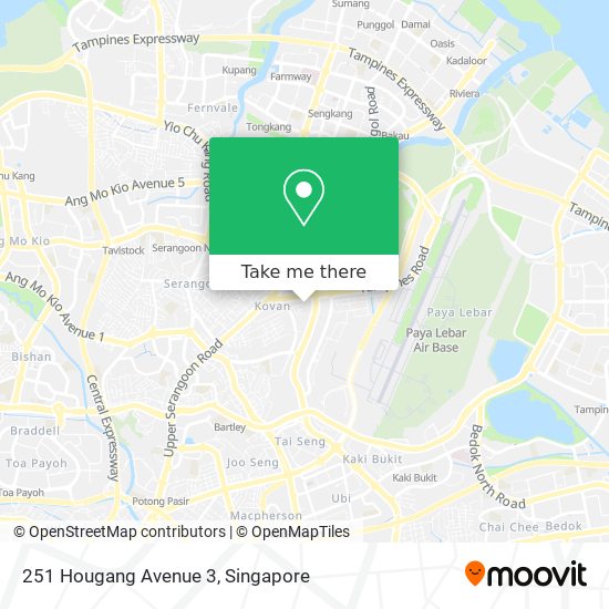 251 Hougang Avenue 3 map