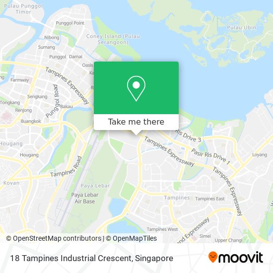 18 Tampines Industrial Crescent map