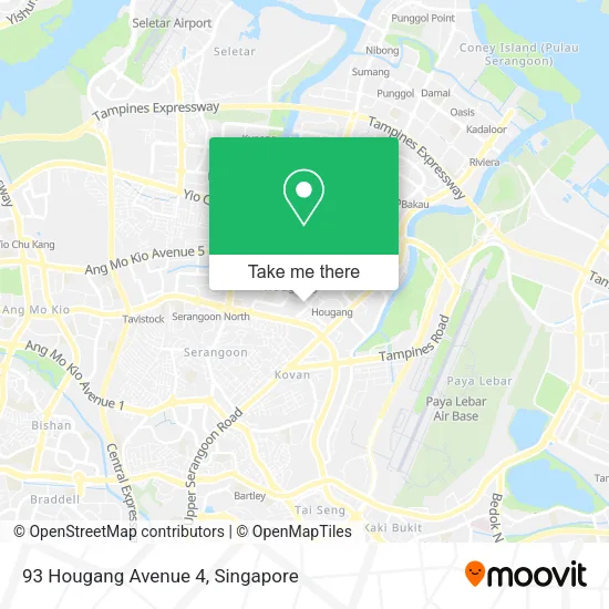 93 Hougang Avenue 4地图