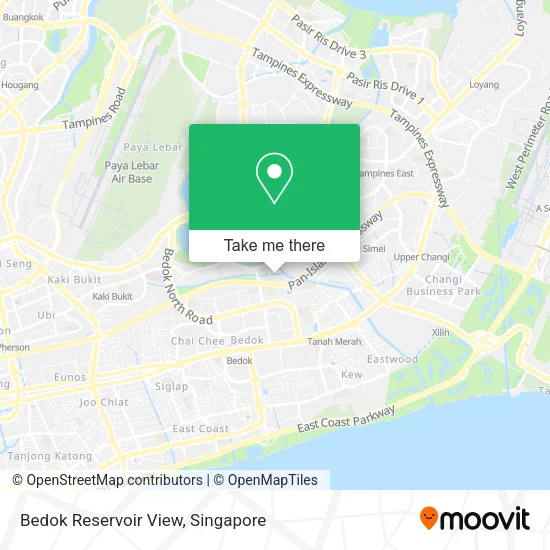 Bedok Reservoir View map