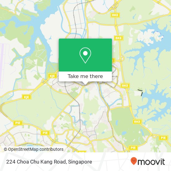 224 Choa Chu Kang Road map