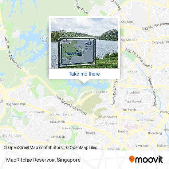 MacRitchie Reservoir地图