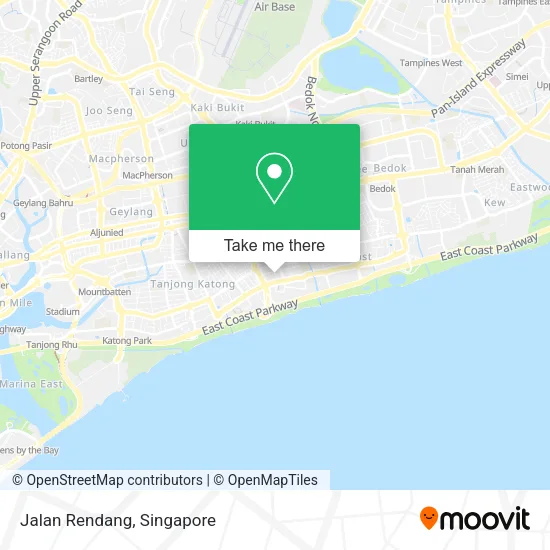 Jalan Rendang map