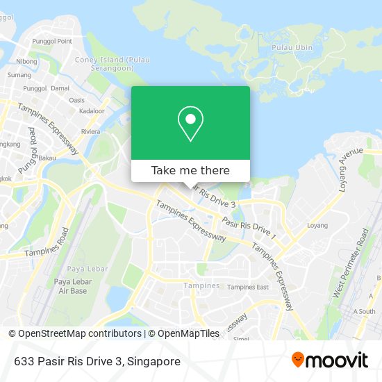 633 Pasir Ris Drive 3 map
