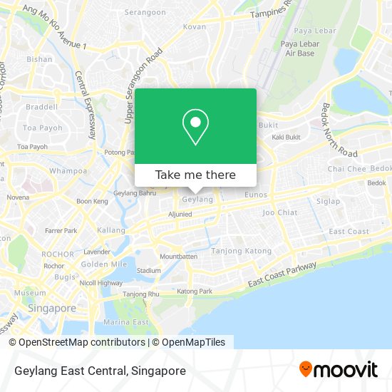 Geylang East Central map