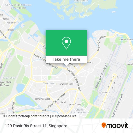 129 Pasir Ris Street 11 map