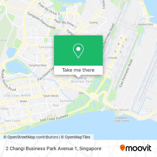 2 Changi Business Park Avenue 1 map