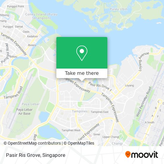 Pasir Ris Grove map