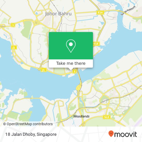 18 Jalan Dhoby map