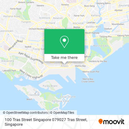 100 Tras Street Singapore 079027 Tras Street map