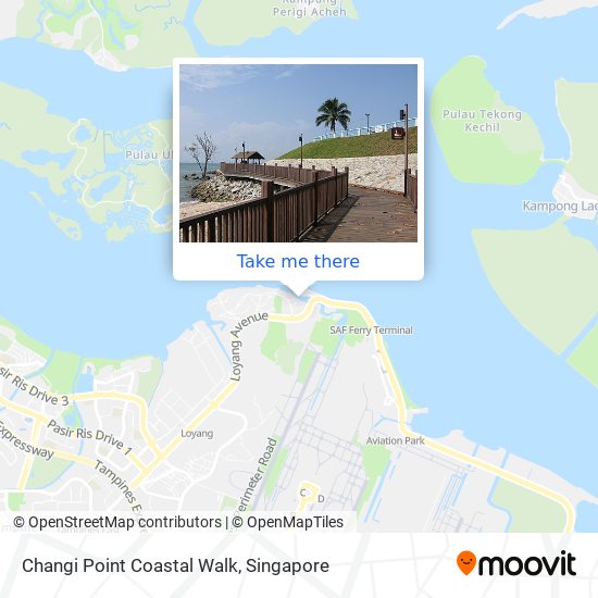 Changi Point Coastal Walk地图