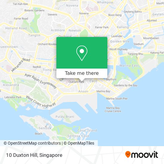 10 Duxton Hill map