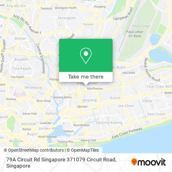 79A Circuit Rd Singapore 371079 Circuit Road map