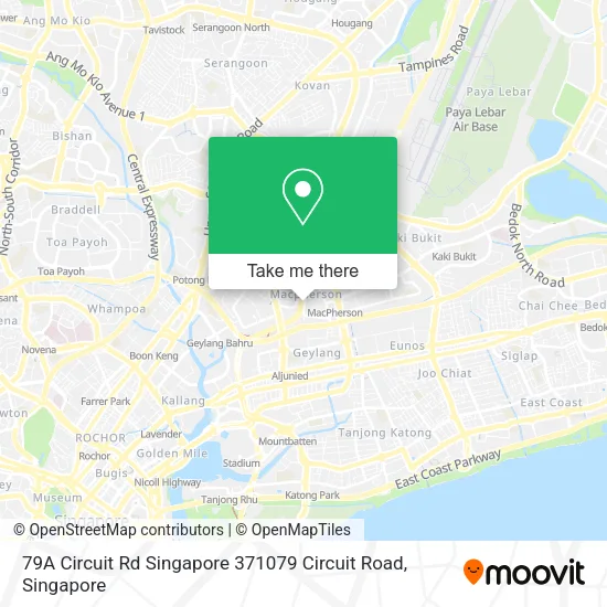 79A Circuit Rd Singapore 371079 Circuit Road map