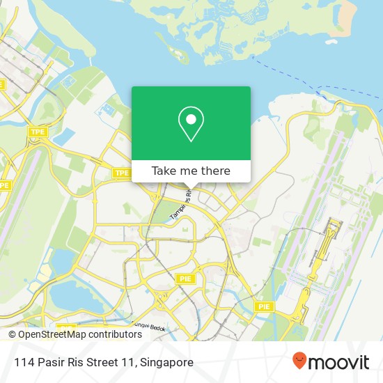 114 Pasir Ris Street 11 map