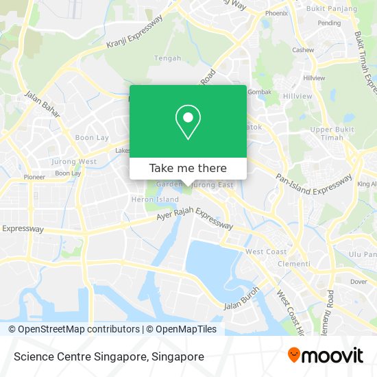 Science Centre Singapore map