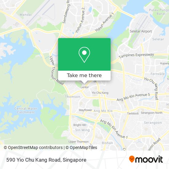 590 Yio Chu Kang Road map