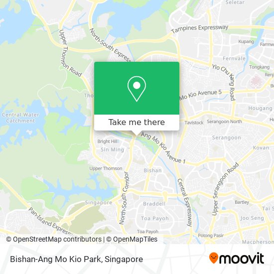 Bishan-Ang Mo Kio Park map