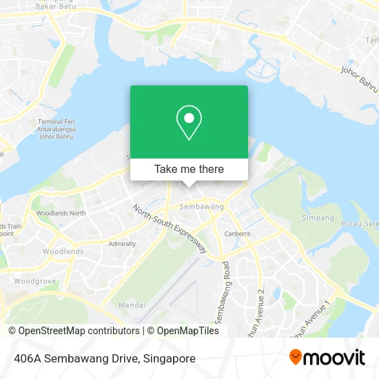 406A Sembawang Drive map