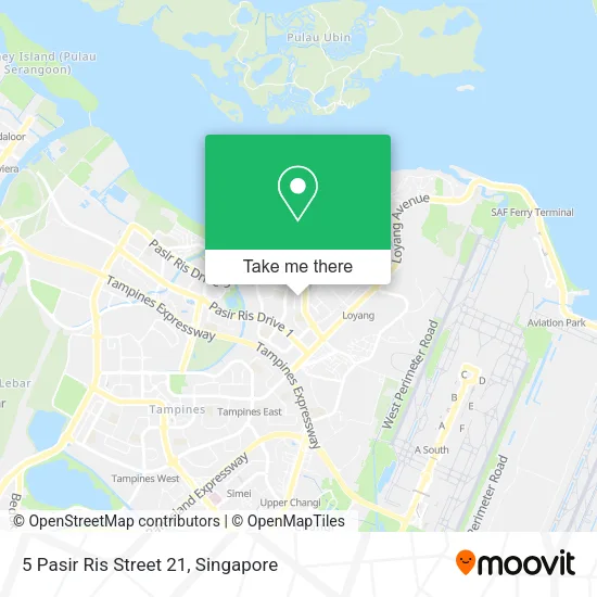 5 Pasir Ris Street 21 map