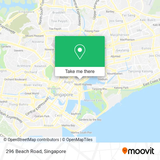 296 Beach Road地图