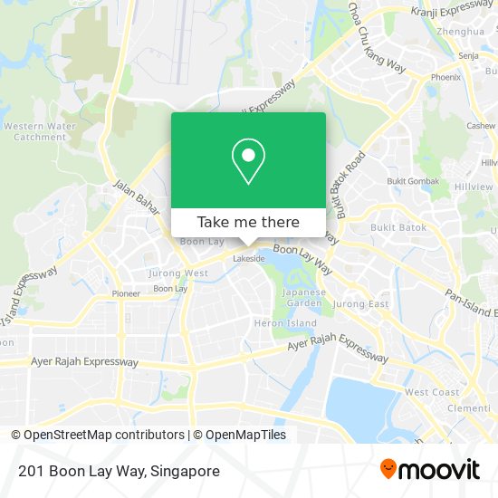 201 Boon Lay Way map