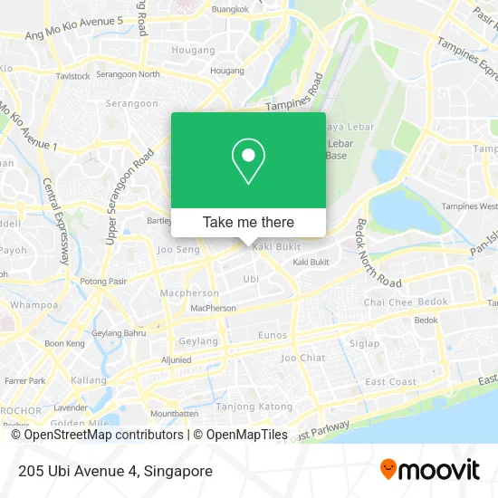 205 Ubi Avenue 4地图