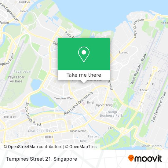 Tampines Street 21 map