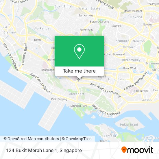 124 Bukit Merah Lane 1 map