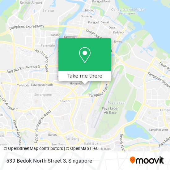 539 Bedok North Street 3 map