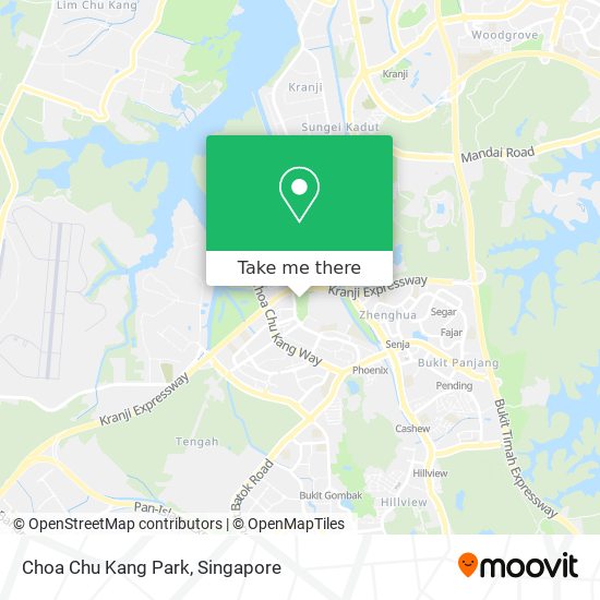 Choa Chu Kang Park map
