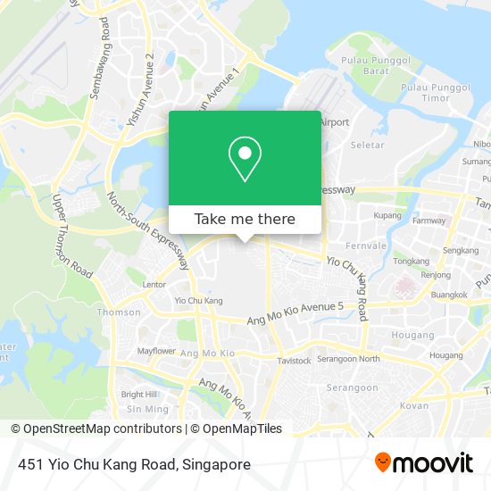 451 Yio Chu Kang Road地图