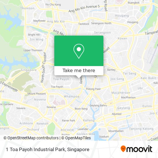 1 Toa Payoh Industrial Park map