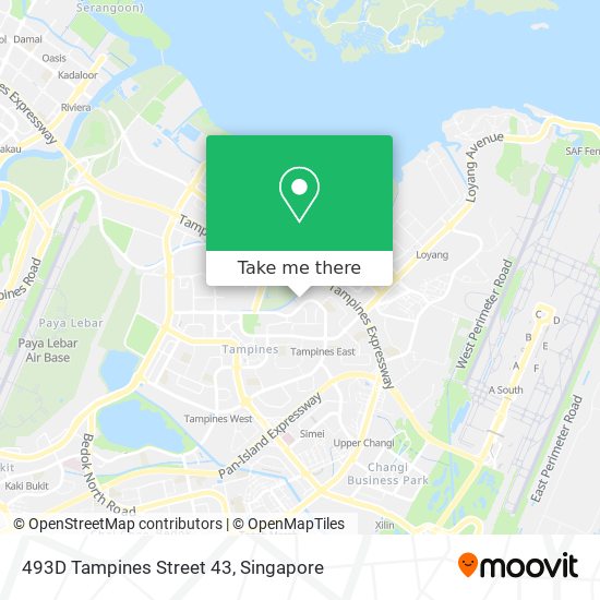 493D Tampines Street 43 map