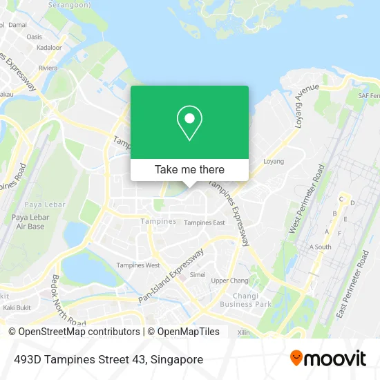 493D Tampines Street 43 map