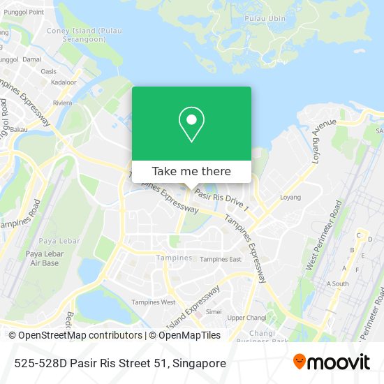 525-528D Pasir Ris Street 51 map