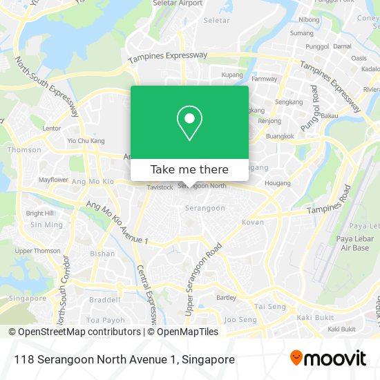118 Serangoon North Avenue 1地图