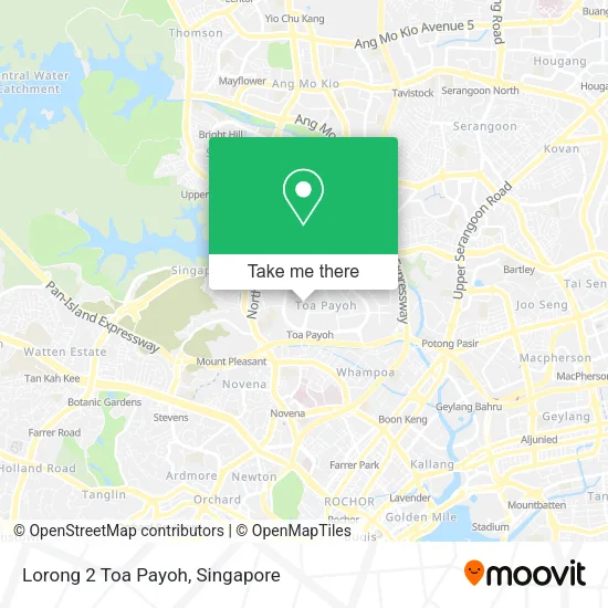Lorong 2 Toa Payoh map