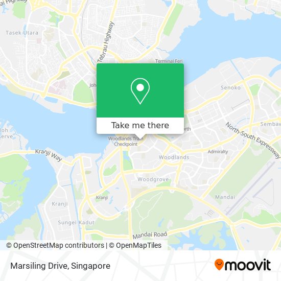 Marsiling Drive map