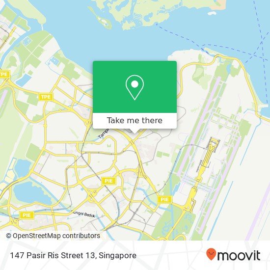 147 Pasir Ris Street 13 map