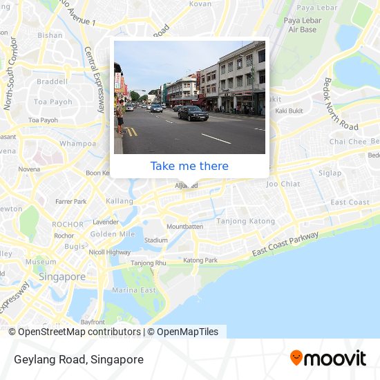 Geylang Road map