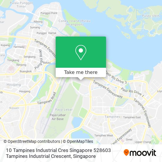 10 Tampines Industrial Cres Singapore 528603 Tampines Industrial Crescent map