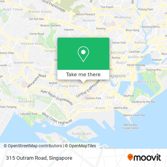 315 Outram Road地图