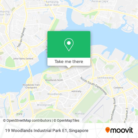 19 Woodlands Industrial Park E1地图