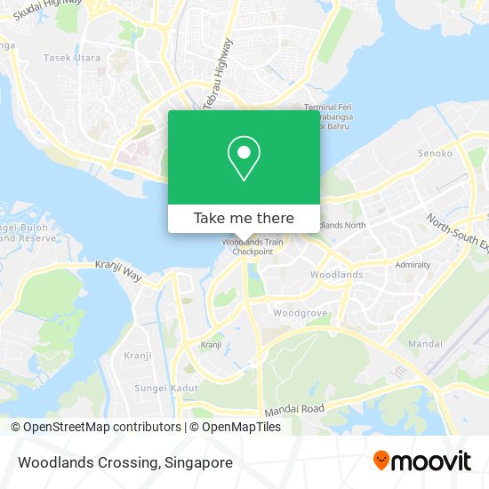 Woodlands Crossing map