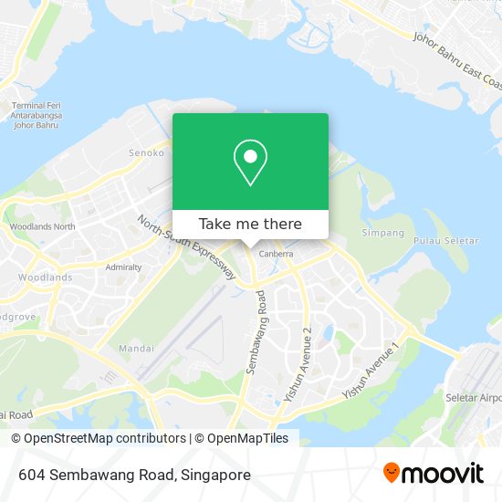 604 Sembawang Road map