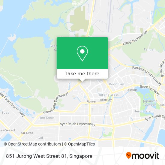 851 Jurong West Street 81地图