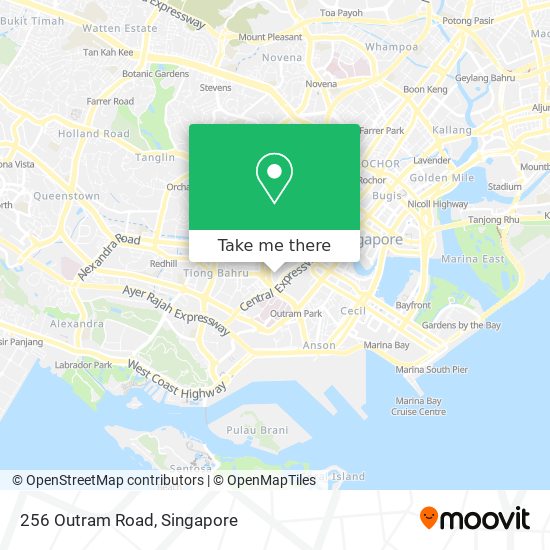 256 Outram Road地图